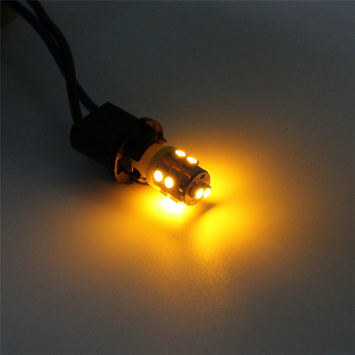 Car Light Bulb Warm White T10 10-SMD Car Side