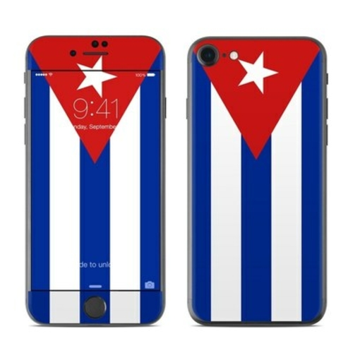 DecalGirl AIP8-FLAG-CUBA Apple iPhone 8 Skin - Cuban Flag