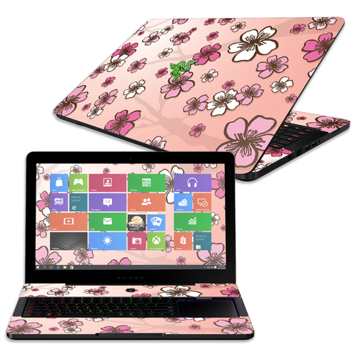 MightySkins RABLPR17-Cherry Blossom Skin for 17 in. Razer Blade Pro