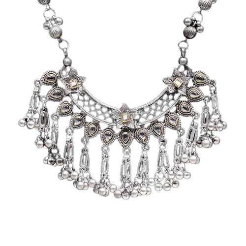 CE Oxidised Jewellery Afghani Necklace Set for Women & Girls