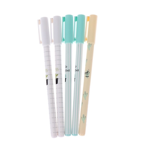 1pc 0.5mm Colored Cactus Pattern Gel Pen DIY