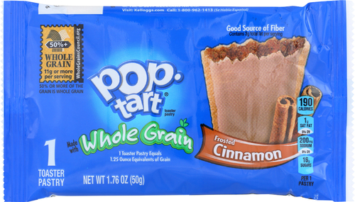 Pop-Tarts Cinnamon Whole Grain - Single - 1.76 oz