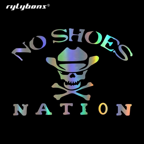 Rylybons Funny Car Sticker 15.2CM*11CM No Shoes