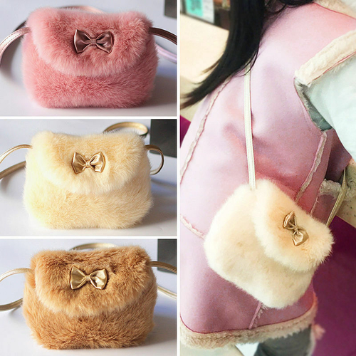 2019 New Baby Girls Furry Now Bags Warmly Children