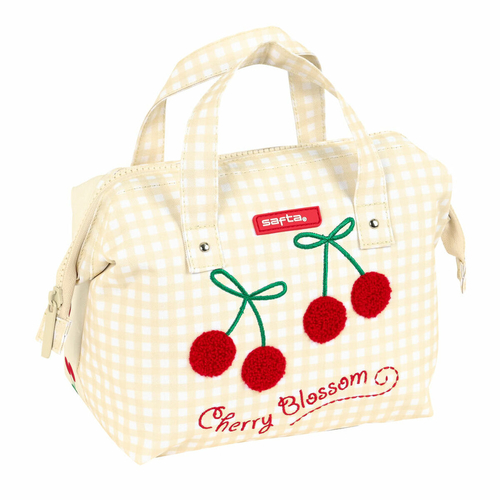 School Toilet Bag Safta Cherry Beige (26.5 x 17.5 x 12.5 cm)