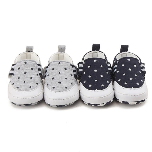 Newborn Infant Baby Girl Boy Print Crib Shoes Soft