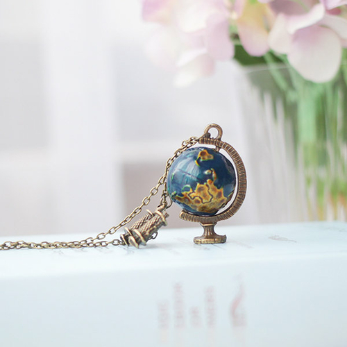 Globe Telescope Necklace