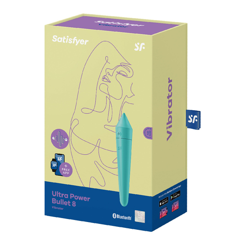 Bullet Vibrator Ultra Power Satisfyer Turquoise