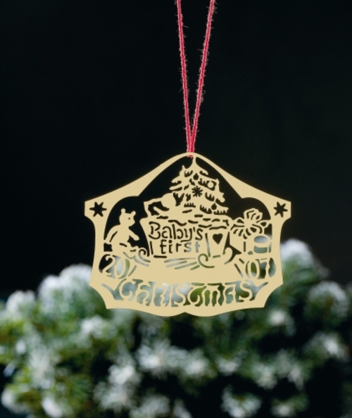 Biedermann & Sons D2008B Babys First Ornament - 2008