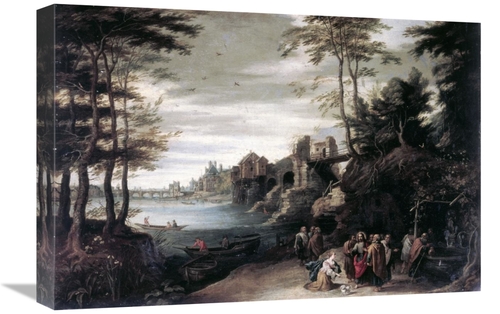 Global Gallery GCS-281787-22-142 22 in. Christ & the Canaanite Woman A