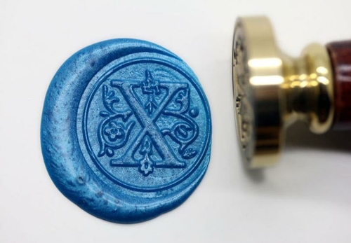 Alphabet Letter " X " Wax Seal Stamp , Sealing wax stamp