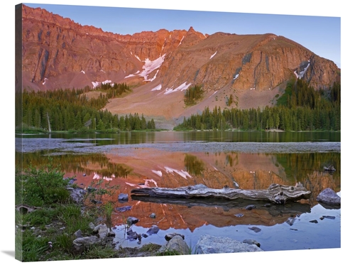 Global Gallery GCS-396543-3040-142 30 x 40 in. Palmyra Peak Reflected 