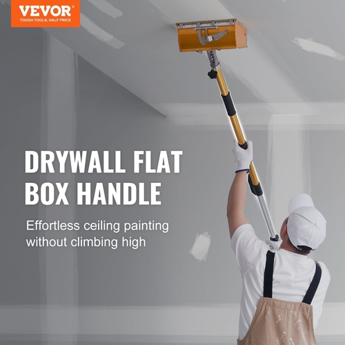 VEVOR Drywall Flat Box Handle; 40''-64''; Anodized Aluminum Flat