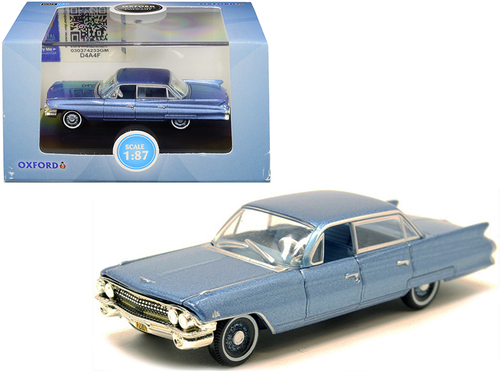 1961 Cadillac Sedan DeVille Nautilus Blue Metallic with Blue Interior