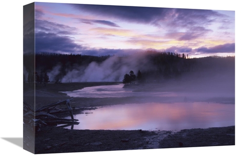Global Gallery GCS-396922-1216-142 12 x 16 in. Steaming Hot Springs&#4
