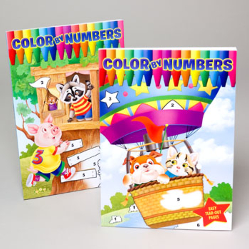 RGP 21020 Coloring Book By The Numbers 96 Page In Pdq Display Ref - Pa