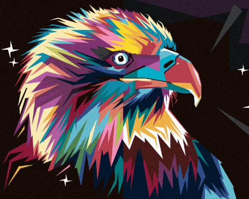 Paint by Numbers - COLOURFUL EAGLE