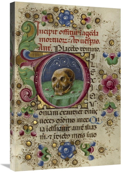 Global Gallery GCS-454749-2030-142 20 x 30 in. Initial D - A Skull in 