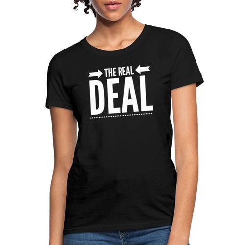 Womens T-shirt - the Real Deal Double Arrow Graphic Tee