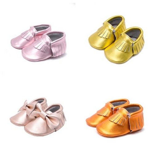 Skid Proof Baby Shoes Soft Genuine Leather Baby