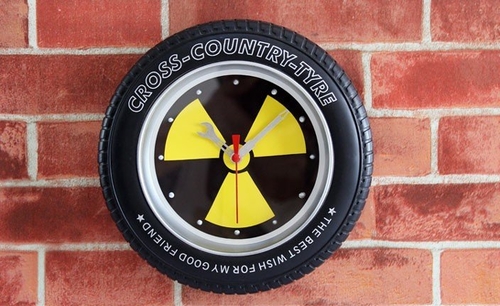 Creative Biochemical Crisis Tire Wall Clock