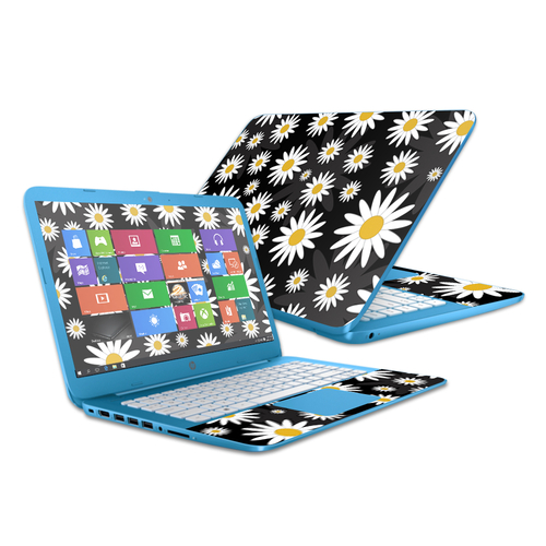 MightySkins HPSTRM142-Daisies 14 in. Skin Decal Wrap for HP Stream 201