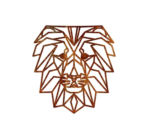 Central Coast Designs GEOLION-36PAT 36 x 36 in. Geometric Lion Design 