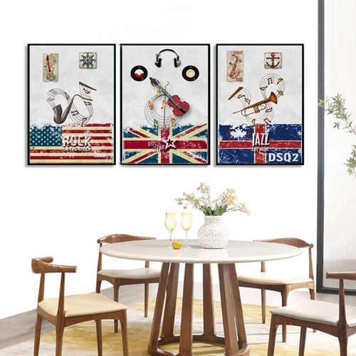 Nordic Music instrument Poster Guitar