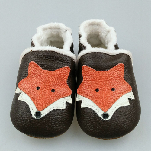 Hongteya Autumn warm Genuine Leather Baby