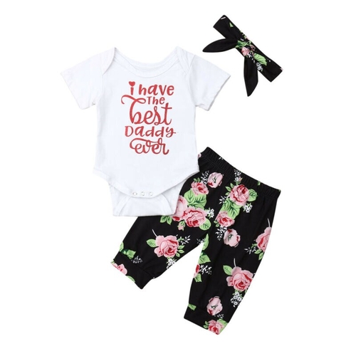 Summer Newborn Baby Girl Outfits Best Daddy