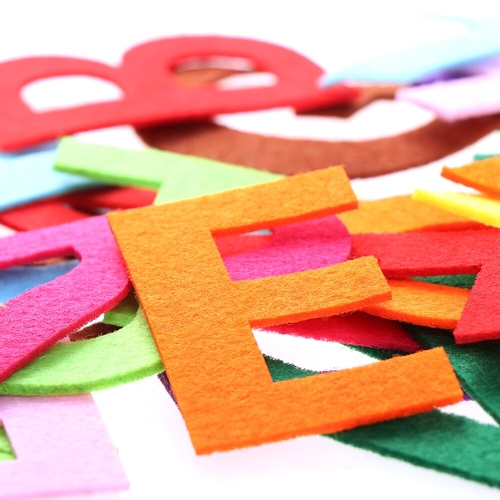 26PCS Alphabet Felt Cloth Letter Felt Fabric