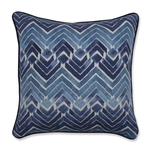 Pillow Perfect 622279 Indoor Zen Blend Indigo 16.5 in. Throw Pillow - 