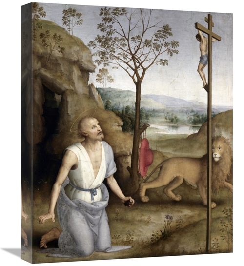 Global Gallery GCS-279396-22-142 22 in. St. Jerome in the Desert Art P