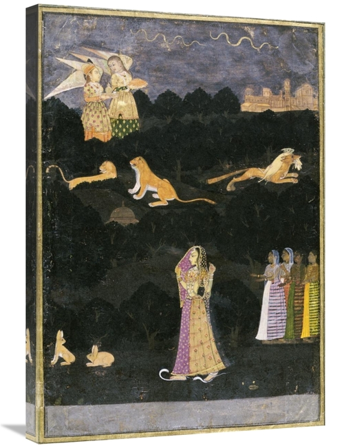 Global Gallery GCS-268193-30-142 30 in. Krishnabhisarika Nayika Art Pr