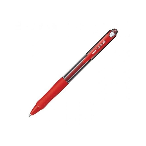Liquid ink pen Uni-Ball Rollerball Laknock SN-100 Red 0,4 mm (12
