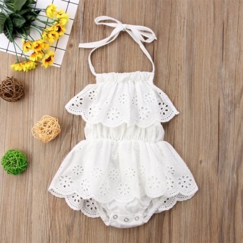 Newborn Toddler Baby Girl Jumpsuit Bodysuit Infant