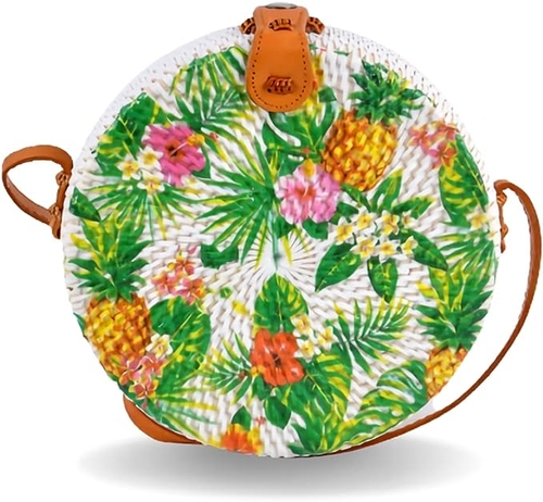 Handbags Women Handwoven Bag with Leather Strap Crossbody Bag