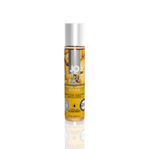 JO H2O Juicy Pineapple Flavored Water-Based Lubricant 1 oz.