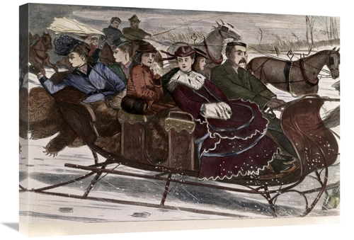 Global Gallery GCS-280751-30-142 30 in. Christmas Belles Art Print - U