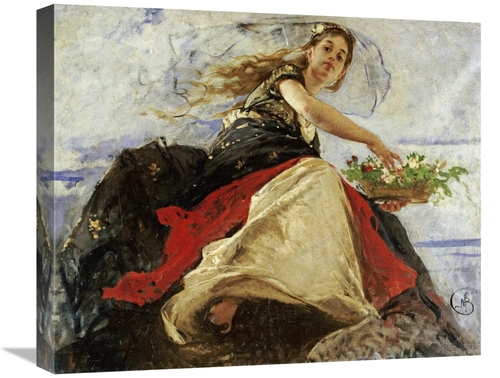 Global Gallery GCS-267704-22-142 22 in. Flora Art Print - Mose Bianchi