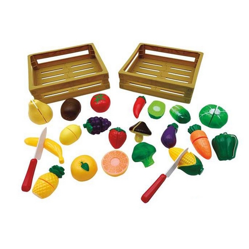 Set of Meals Velcro 2 Units Fruit and vegetables (20,3 x 22, 7 x 6 cm)