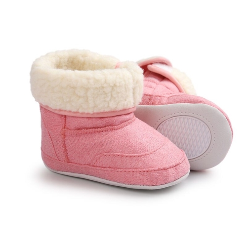 Baby Shoes Child Boot Newborn Thick Fur Booties