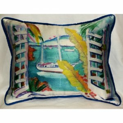 Betsy Drake ZP264 Bay View Throw Pillow- 20 x 24 in.