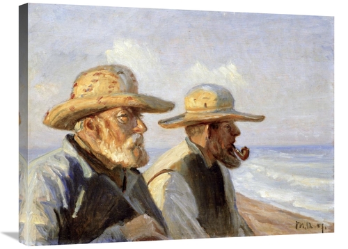 Global Gallery GCS-267641-30-142 30 in. Two Skagen Fishermen Art Print