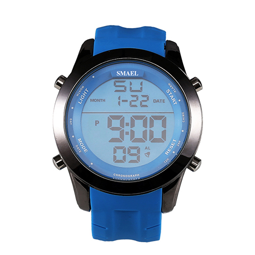 Arrival LED Watch Men Alloy Case Silicone