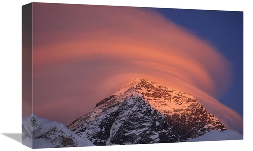 Global Gallery GCS-453533-1218-142 12 x 18 in. Wind Cloud Over Mount E