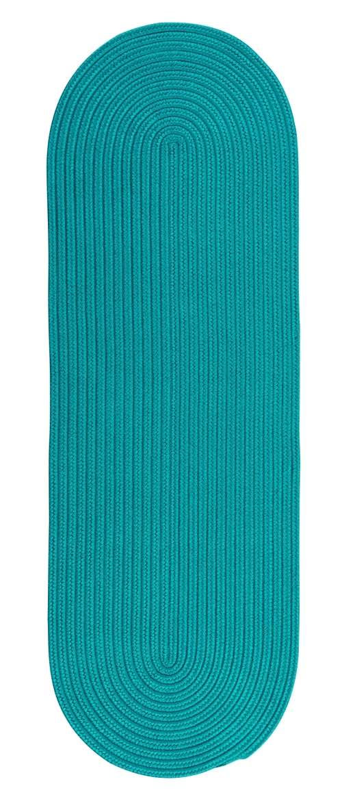 Colonial Mills Rug RV56R028X084 Reversible Flat-Braid Oval Braided Run