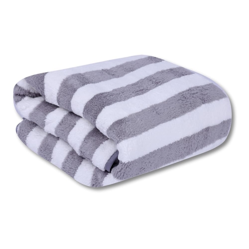 Towels for Bathing (Grey Line)(Pack of 1)