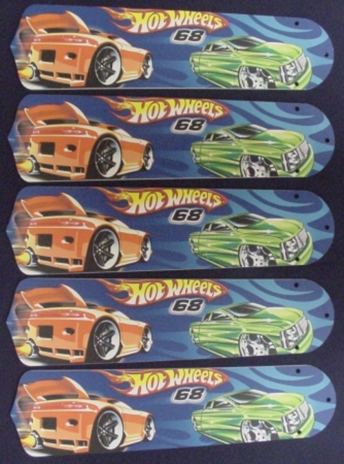 Ceiling Fan Designers 52SET-KIDS-HW Hot Wheels 52 in. Ceiling Fan Blad