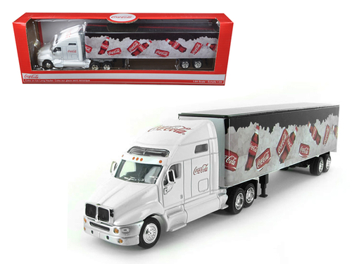Coca Cola On Ice Tractor Trailer 1/64 Diecast Model by Motorcity